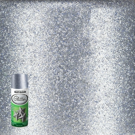 Discontinued Silver, Rust-Oleum Specialty Glitter Spray Paints- 267734, 10.25 oz