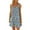 Blue, variant on IROINNID Women's Beach Dresses Hawaiian Tropical Sleeveless Sling Loose Shift Dress Boho Prints Drop Waist Dress
