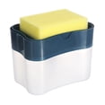 thumbnail image 1 of Dish Brush Dispenser with Dish Brush Wide Mouth Quick Foaming Automatic Liquid Filling Push Type Detergent Dispenser Kitchen Tool, 1 of 6
