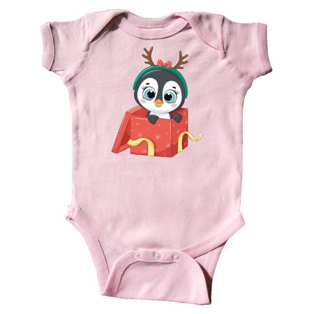 

Inktastic Christmas Penguin Gift Baby Boy or Baby Girl Bodysuit