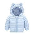 thumbnail image 3 of Godderr Newborn Baby Boys Girls Long Sleeve Down Coats,Toddler Kids Boys Girls Printing Down Jacket,Zipper Winter Coats,Short Casual Jacket for Boys Girls 9M-5Y, 3 of 5