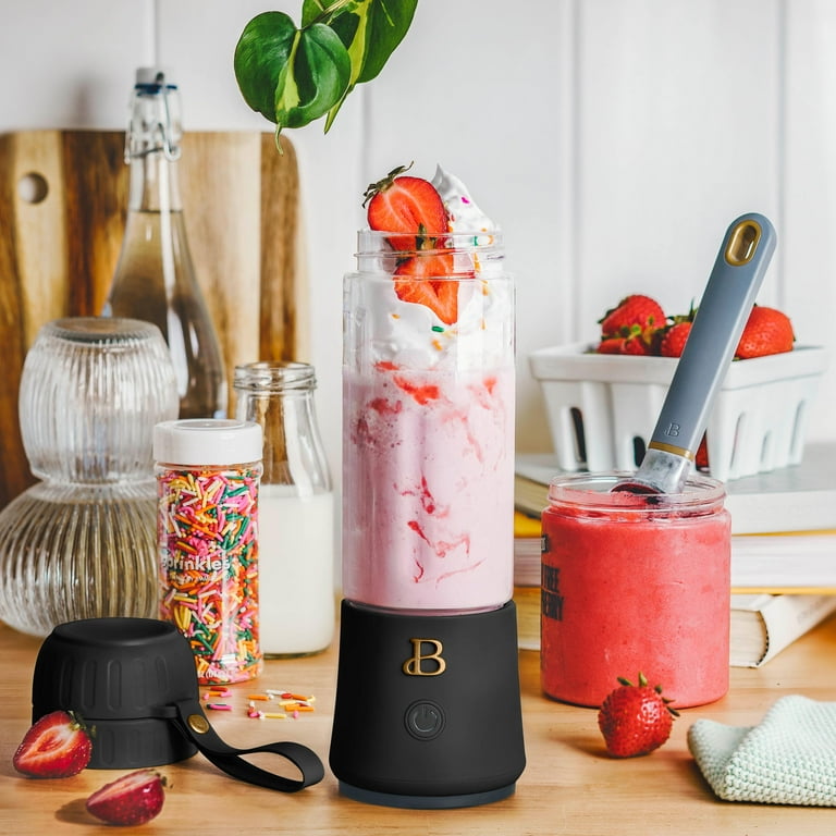 Beautiful Portable to-Go Blender 70 W, 16 oz, Black Sesame by