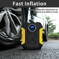 thumbnail image 3 of Digital Air Compressor for Car Auto Pump Portable Tire Inflator with LED Light DC 12V, 3 of 8