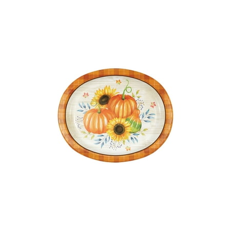 

Harvest Truck 10 L x 12 W Oval Platter Pack of 8