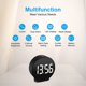 thumbnail image 4 of Digital Clock: Cordless Small Alarm Clock for Bedroom Travel - Large Numbers Dimmers for All Ages White Digits（Battery not included）, 4 of 5