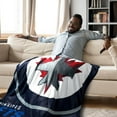 thumbnail image 4 of NHL Winnipeg Jets Plush Throw Blanket, 50" x 60", 4 of 5