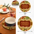 thumbnail image 3 of GZHJMY 2PCS Vintage Thanksgiving Autumn Trivets Pot Holders Set and Placemats Set, Hot Pads, Table Mats for Cooking and Baking, Cotton Braided Hot Pads, 7.09"+9.45", 3 of 7