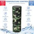 thumbnail image 5 of Camouflage 20 Oz Stainless Steel Skinny Tumbler – Vacuum Insulated Slim Travel Cup with Lid & Stainless Steel Straw, 360° Full Wrap Printed Tumbler for Home, Office & Outdoor Use, 5 of 6