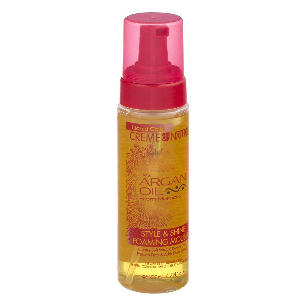 Creme Of Nature Style Shine Foaming Mousse 7 Fl Oz Walmart Com