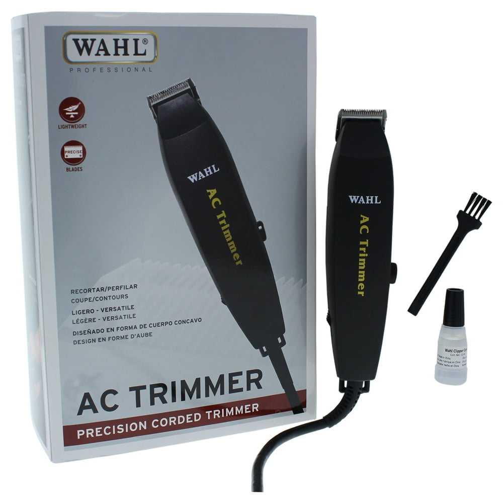WAHL Professional AC Trimmer Model 8040 Black 1 Pc Kit Trimmer