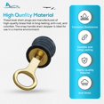 thumbnail image 3 of MARINE CITY 1-Inch Brass Snap Handle Drain Plug, Durable & Strong, Easy to Use, Sturdy with Fine Finish, Innovative Design for Boats & Marine Use -1 Pcs, 3 of 7