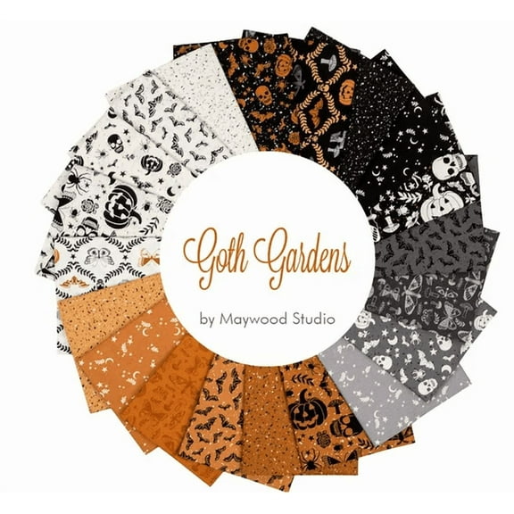 Maywood Studio - Goth Gardens Fat Quarter Bundle 20 pcs