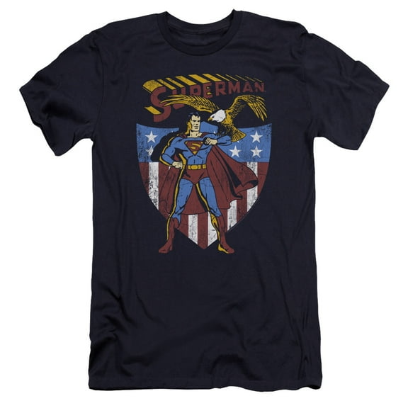 Superman - All American - Premium Slim Fit Short Sleeve Shirt - XX-Large