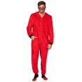 thumbnail image 4 of Prestigez Mens Family Devil Onesie Pajama Costume Union Suit Sleepwear With Hood, Mask, And Socks, Red - Devil, Size: Men - S, 4 of 5