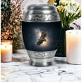 thumbnail image 4 of SABURIAL Eagle Urn - Mini Cremation Urns For Human Ashes Adult Female Mom - Keepsake Burial Urns - Memorial Urn - Combo Of 10 Inch & 3 Inch, 4 of 7
