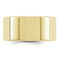 thumbnail image 2 of 10K Yellow Gold 10mm Light Weight Flat Band Ring Size 10.5, 2 of 7