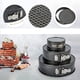 thumbnail image 2 of Molde para pasteles, moldes para pasteles redondos de inspiración desmontable, molde para hornear de base plana redonda, moldes para pasteles antiadherentes a prueba de fugas, 3 tamaños incluidos, 2 of 5