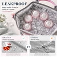 thumbnail image 4 of Insulated Lunch Bag for Women, Large 12L Reusable Cooler Lunch Box for Work, Office, Picnic, Leakproof Tote with Shoulder Strap, 4 of 10