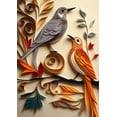 thumbnail image 2 of Birds in Paper - Quilled Birds Canvas Wall Art, 2 of 2