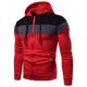 thumbnail image 3 of Sudadera con capucha y cremallera completa para hombre, de color liso, con cremallera, para uso diario, básica, de polar fino, para fitness, sudaderas de manga larga, azul, gris y negro, 3 of 5