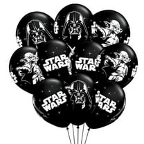 12 PCS Wars Star Balloon 12 inch Darth Balloon Yod Balloon Party Balloons For Kids Baby Shower Birthday Party Decorations