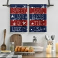 thumbnail image 6 of Sm:)e Watercolor Truck God Bless America 4th of July Kitchen Dish Towels 18 x 26 Set of 4, 6 of 7