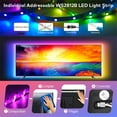 thumbnail image 4 of WS2812B TV LED Backlight DC5V USB Smart RGBIC Led Strip Light With Bluetooth APP Music SYNC Remote Control for Home Room Decor, 4 of 10