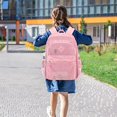 thumbnail image 2 of Mochila MOONBABY Mesh para niñas Heavy Duty Rosa de 0,55 kg, 2 of 9