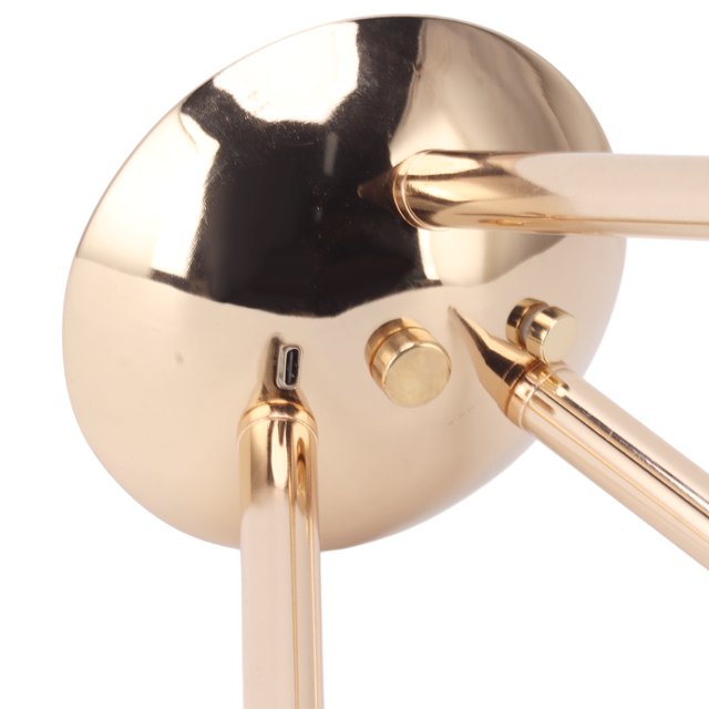 Lámpara de escritorio de plumas, lámpara de mesa de plumas Lámpara de mesa USB Lámpara de mesa de plumas Funcionalidad inteligente