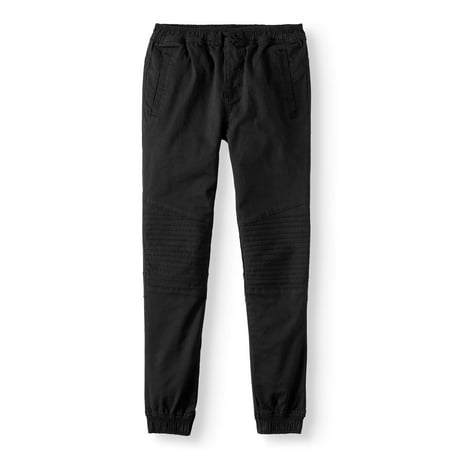 Stretch Dance Pants - Pull On Stretch Twill Moto Jogger Pants (Big Boys)