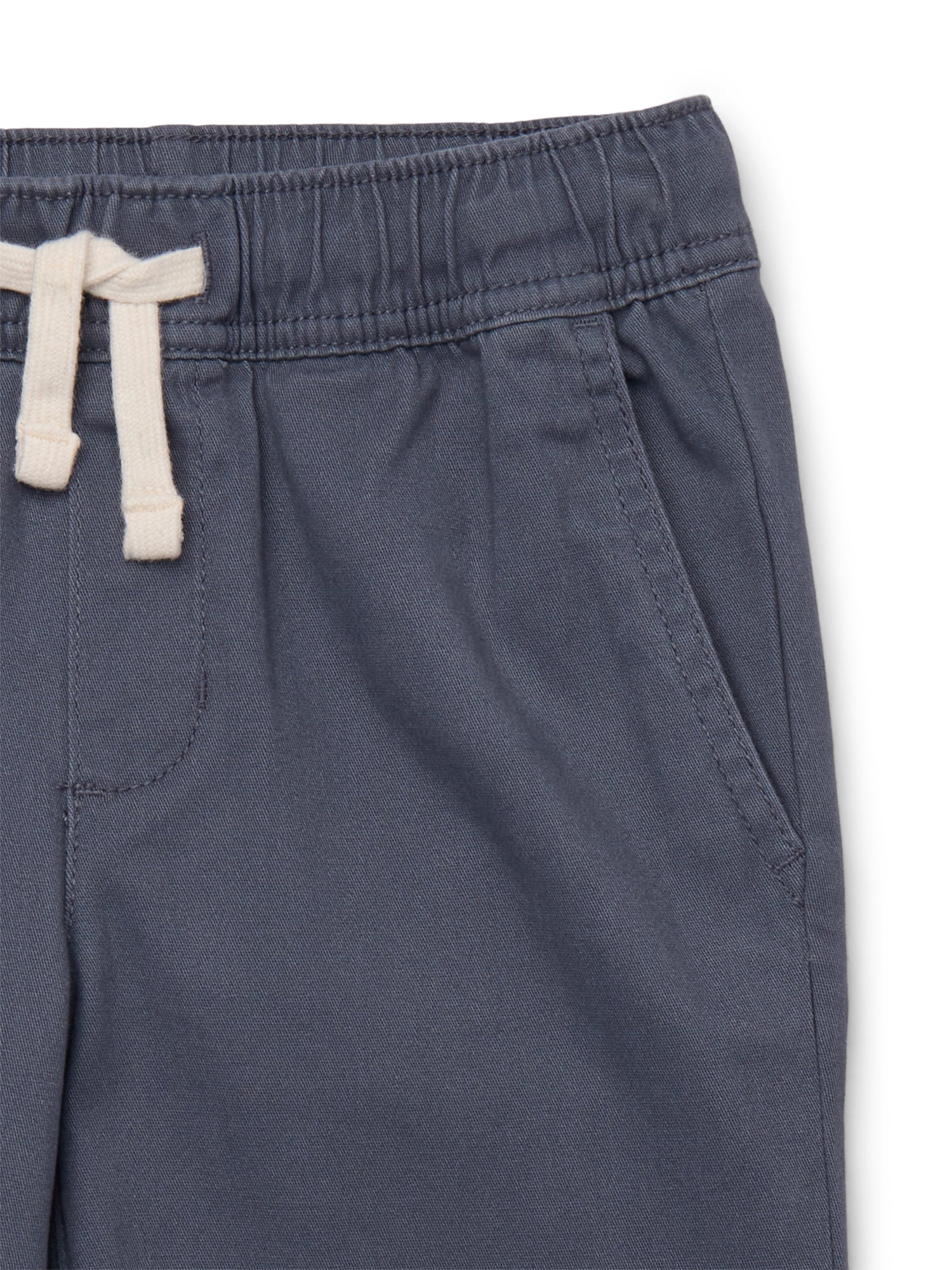Wonder Nation Boys Stretch Twill Pull On Pants, Sizes XS-XXL & Husky