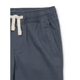 thumbnail image 3 of Wonder Nation Boys Stretch Twill Pull On Pants, Sizes XS-XXL & Husky, 3 of 3