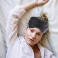 thumbnail image 2 of 1pc Adjustable Elastic Heatable Sleeping Eye Mask Shading Blindfold, 2 of 8