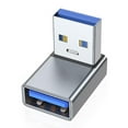 thumbnail image 1 of Big sale! 90 Degree Left Right Up Down Angled USB 3.0 A Male to Female S6U1 R6M8, 1 of 9