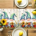 thumbnail image 4 of Dwarfs with Love Table Runner, Sunflower Flower Kitchen Table Runners Dress Scarves for Table Decorations Party/Restaurant/Indoor Outdoor Use, 13x36in, 4 of 9