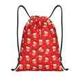 thumbnail image 1 of Saiise Christmas Hat beer Pattern Sports Drawstring Backpack - String Swim Gym Bag with Wet Proof Pocket for Women&Men-Medium, 1 of 6