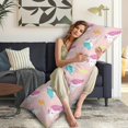 thumbnail image 5 of Long Body Pillow Cover - Soft & Breathable, Hidden Zipper, 20"x54", Magical Unicorn & Rainbow Print - Perfect Gift for Fantasy Lovers, Side Sleepers, Kids & Teens Room Decor, 5 of 7