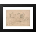 thumbnail image 2 of John Sell Cotman 24x18 Black Modern Framed Museum Art Print Titled - Framlingham Castle, Suffolk (ca. 1815), 2 of 5