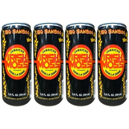 BIG BAMBOO JAMAICAN IRISH MOSS VANILLA DRINK 9.8 OZ 4PK