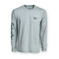 thumbnail image 2 of SCALES Sea Sick Active Performance Long Sleeve Grey Heather, XLarge, 2 of 9