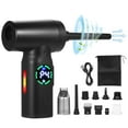 thumbnail image 1 of Geevorks Compressed-Air-Duster--Cleaner With Digital Screen Brushless Motor, 120W 110000RPM 7500mAh Electric Air Dusters Cleaner, 1 of 8
