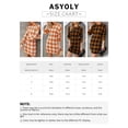thumbnail image 2 of Asyoly Women's Plaid Sweater Dress Long Sleeve Round Neck Midi Pullover Jumper Dress, 2 of 10