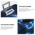 thumbnail image 5 of Balery Luggage Cover Blue Lightning Print Suitcase Covers for Luggage Elastic Washable Suitcase Protector Fits 18-32 Inch Luggage-Medium, 5 of 9