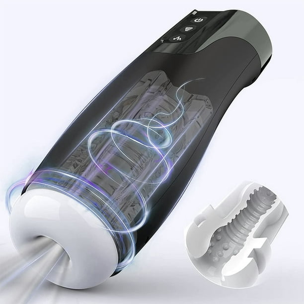 XBONP Automatic Male Masturbator Cup Thruster with 7 Modes Vibration  SuctionMens Vibrating Stroker Vibrator RechargableBlack 
