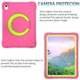 thumbnail image 2 of Kids Case for iPad 10th Gen 10.9 inch 2022, Ring Multi-Functional Grip Stand Shockproof Full-Body Rugged Protective Hybrid Case Cover for iPad 10th Generation,Rose + Green, 2 of 3