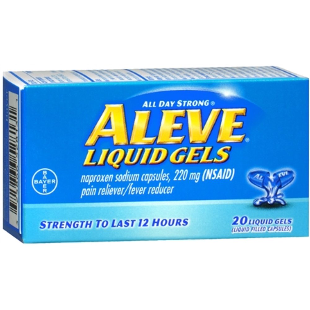 Aleve Liquid Gels 20 Liquid Gels (Pack of 2)