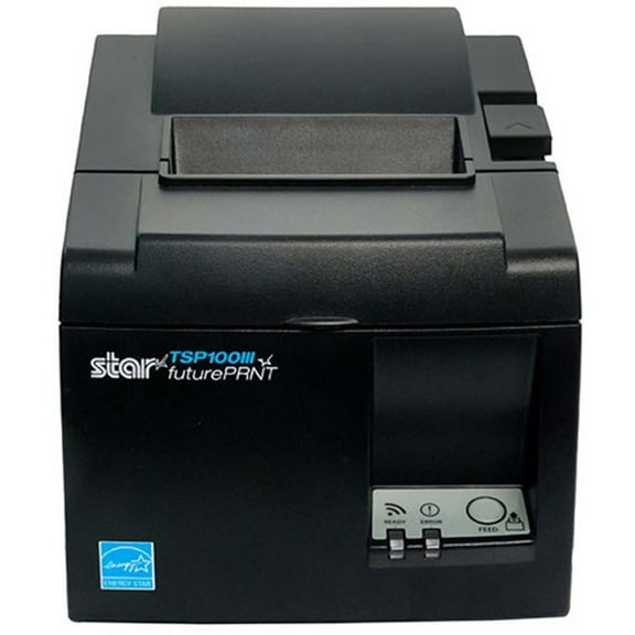 Star TSP143IIIW - Receipt printer - two-color (monochrome) - direct thermal -  - 203 dpi - up to 590.6 inch/min - Wi-Fi(n) - cutter - gray