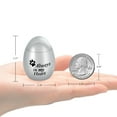 thumbnail image 2 of Egg Shape with Paw Print Pet Cremation Urns for Dog Ashes Cat Mini Urns Small Urns, 2 of 5