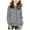 A04-Grey, variant on TOWED22 Girls Cardigan Sweaters Long Sleeve Cable Knitted Cropped Sweater Button Closure Tops(White,3-4 Y)