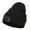 Black, variant on Have a Holly Jolly Embroidered Long Beanie - Black OSFM